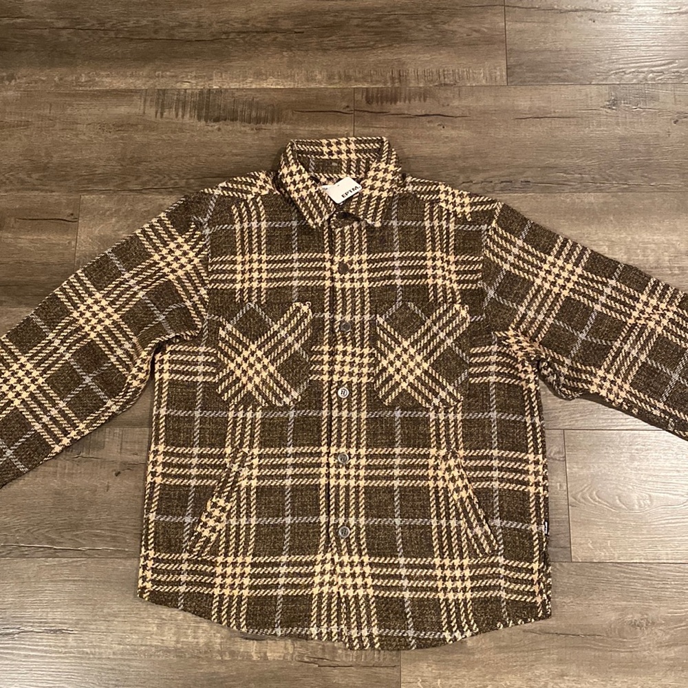 EPTM Brown Heavy Flannel Size Large